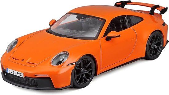 Bburago Porsche 911 GT3 2021, orange 1:24 Auto