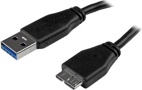 StarTech.com USB 3.0 A to Micro USB Cable - 15cm - Black