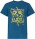 Kids VAUDE Lezza T-shirt, functioneel shirt, kinderen outdoor sport t-shirt, unisex, 134, shore blue, katoen, Lente/Zomer 2023