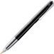 LAMY Studio Premium vulpen 068 roestvrij staal, zwarte lak, 14 kt. gouden penpunt EF, blauwe inkt