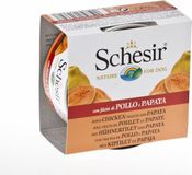 Schesir adult kip&papaya - 10 ST à 150 gr