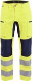 Blåkläder High Vis broek met stretch 1585-1811 - High Vis Geel/Marineblauw - C144