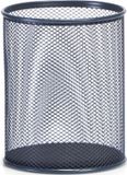 Zeller petit bureau poubelle anthracite gris en fil métallique/mesh 11 x 13,5 cm