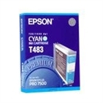 Epson T483 inktcartridge cyaan origineel