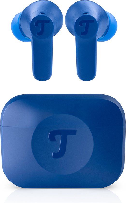 Teufel AIRY TWS 2 - In-ears - Oordopjes - Active Noise Cancelling - Oplaadcase - Ruimteblauw
