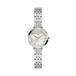 FOSSIL Analoog horloge 'JACQUELINE' beige / zilver
