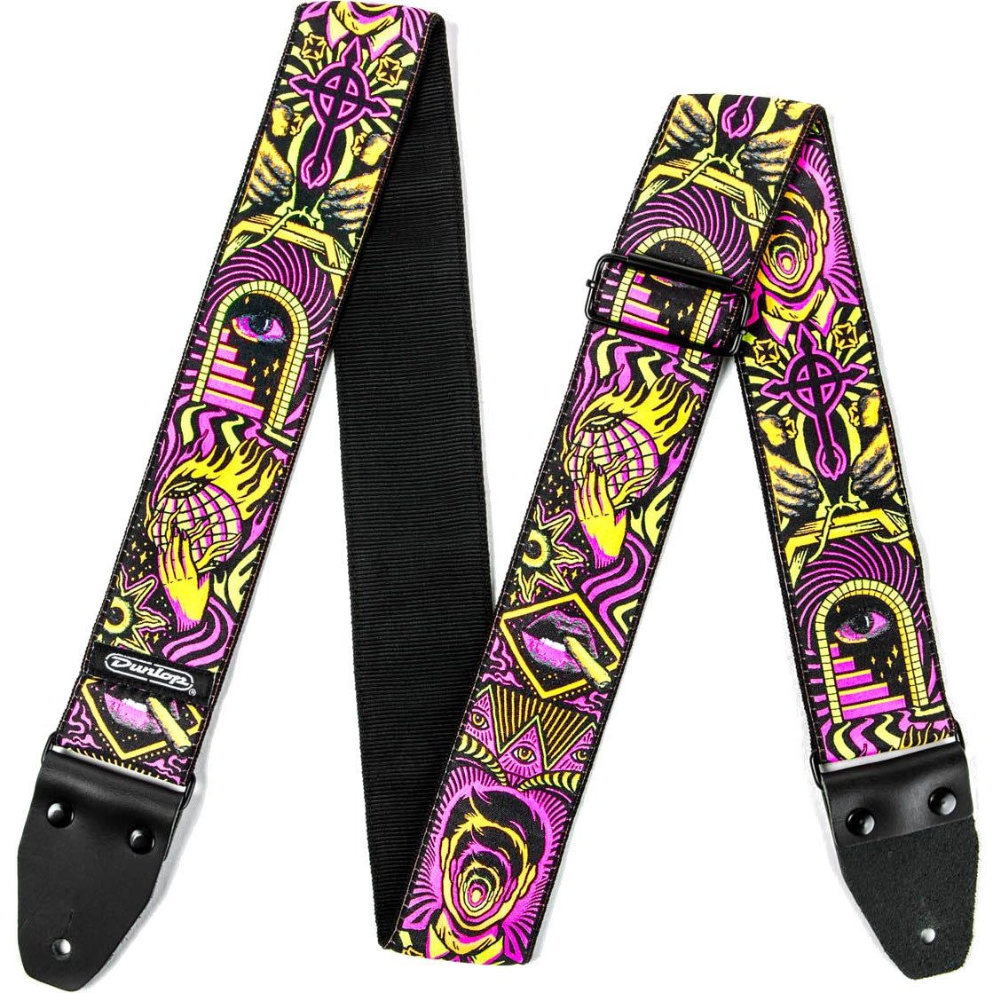 Dunlop ILOVEDUST Jacquard Strap ILD03 Headspace Orange