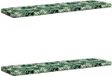vidaXL - 2-delige Bankkussens VUGHT - 100% Polyester - Bladpatroon