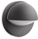 Philips myGarden June Wandlamp - Buitenlamp - E27 - Aluminium - Zwart