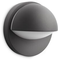 Philips myGarden June Wandlamp - Buitenlamp - E27 - Aluminium - Zwart