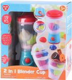 Playgo Play speelgoed blendermachine - 2in1 set met 19 onderdelen - kleurrijk.