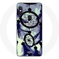 Maniacase Hoesje voor Xiaomi Redmi Note 5 AI Dual Camera Dream Catcher Paars Grijs en Zwart