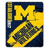 Northwest NCAA Michigan Wolverines Fleecedeken, uniseks, volwassenen, 127 x 152,4 cm
