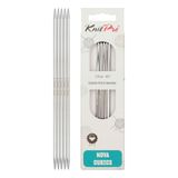 KnitPro Nova Cubics sokkennaalden 20cm 3.75mm Multikleur Hout