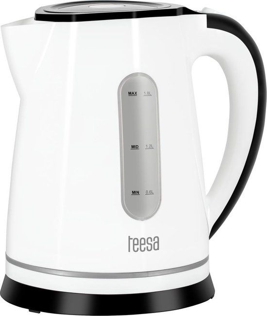 Teesa TSA1020W - Draadloze waterkoker - 1.8 liter - Wit