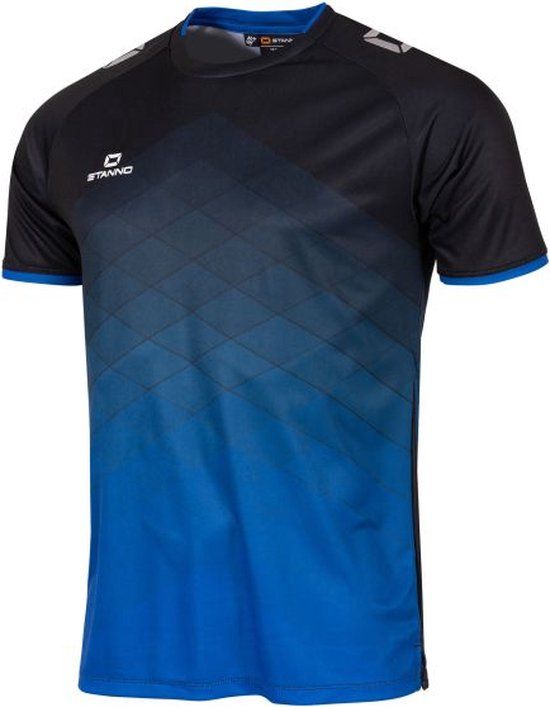 Stanno Altius Shirt - Zwart/Blauw - Maat 140 - Unisex