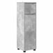 vidaXL Armoire de salle de bain Béton Gris 30,5 x 30 x 101 cm Bois