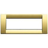 Vimar serie idea Classic 6 modules metaal goud glanzend