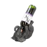 Nemesis Now Guzzlers olifant wijnflessenhouder, 21 cm, grijs
