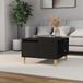 Maison Exclusive - Table basse, noir, 55x55x36,5 cm, panneau de particules