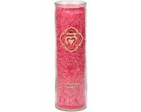 Yogi & Yogini naturals Greenpalm Geurkaars stearine 1e chakra 100 uur - Diverse geuren