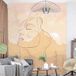 Papier Peint Panoramique Femme Boho 260 cm x 368 cm