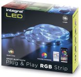 Integral LED RGB LED strip - 10 meter - Plug & Play - Afstandsbediening & App besturing - Music Sync