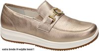 Ara Dames Ballerina's & Mocassins Goud Maat 41.5 Leer Rubber