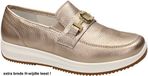 Ara Dames Ballerina's & Mocassins Goud Maat 41.5 Leer Rubber
