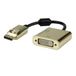 ROLINE GOLD 4K DisplayPort/DVI Adapter, Actief, v1.2, DP Male - DVI Female