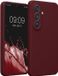 kwmobile telefoonhoesje geschikt voor Samsung Galaxy S26 - TPU backcover met siliconen coating - Smartphone case in bordeaux-violet
