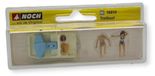 Kit de bateau à pédales avec 2 figurines, non flottant, modélisme