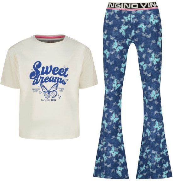 Vingino Weika Meisjes Pyjamaset - Coconut Milk