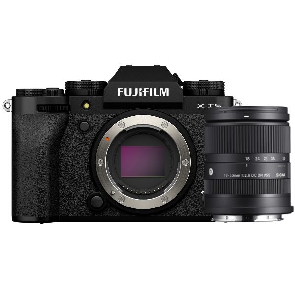 Fujifilm X-T5 Zwart + Sigma 18-50mm F/2.8 DC DN Contemporary Fujifilm X