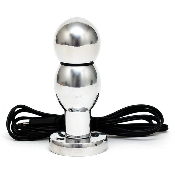 Rimba Elektro Dildo Double Bullet Zwart Aluminium