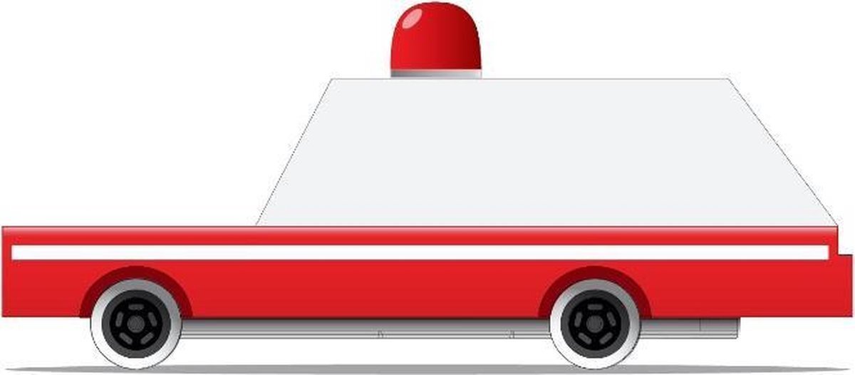 CandyLab Candycars - Houten Speelgoedautos - Ambulance speelgoed auto