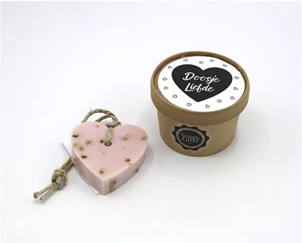 Soap&Gifts - doosje met hartzeep - Doosje liefde