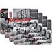 Venilia Restaurant 59087 Placemat, 45 x 30 cm, 4-delig, antislip, hittebestendig, van polypropyleen