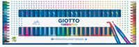 Giotto Turbo Pro Marker met dubbele punt, ronde vorm, verschillende kleuren, 30 stuks