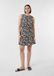 Comma - Jupe courte en mélange de viscose avec imprimé intégral - Noir - Taille 38