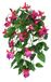 Flair Flower Bloeiende hanglamp, roze, 40 x 25 x 23 cm