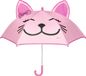 Playshoes Paraplu Roze Kat Poes