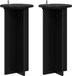 vidaXL Plantenstandaard 2 stuks Zwart 29,5 x 29,5 x 60 cm Bewerkt hout