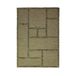 Flair Rugs hoogpolig rechthoekige wollen vloerkleed met print 200x140 cm - groen