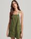 Superdry Vintage Woven Mouwloze Overall Vert XS Femme