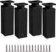 Ibenzoa® Pieds de meuble réglables en aluminium, set de 4