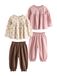 Next Nachtkledij beige / donkerbruin / rosé