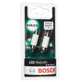 Bosch C5W LED retrofit autolampen - 12V 1W SV8,5-8 35mm - 2 lampen
