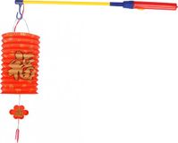 Merkloos Dragon Euro Trade Bv Chinese lampion 20 cm - rood