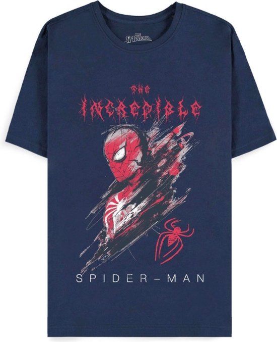 Spider-Man The Incredible Heren T-shirt - blauw - L